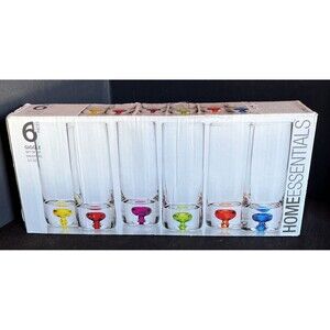 6 Pieces GIGGLE Different Colors of Six Shooters by Home Essentials 2.5oz